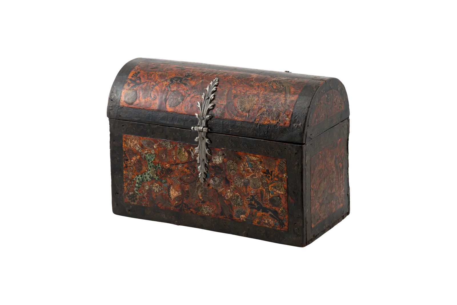 Barniz de Pasto Box, Pasto (Colombia) 17th century