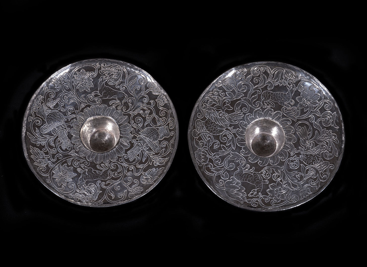 Pair of Salvers