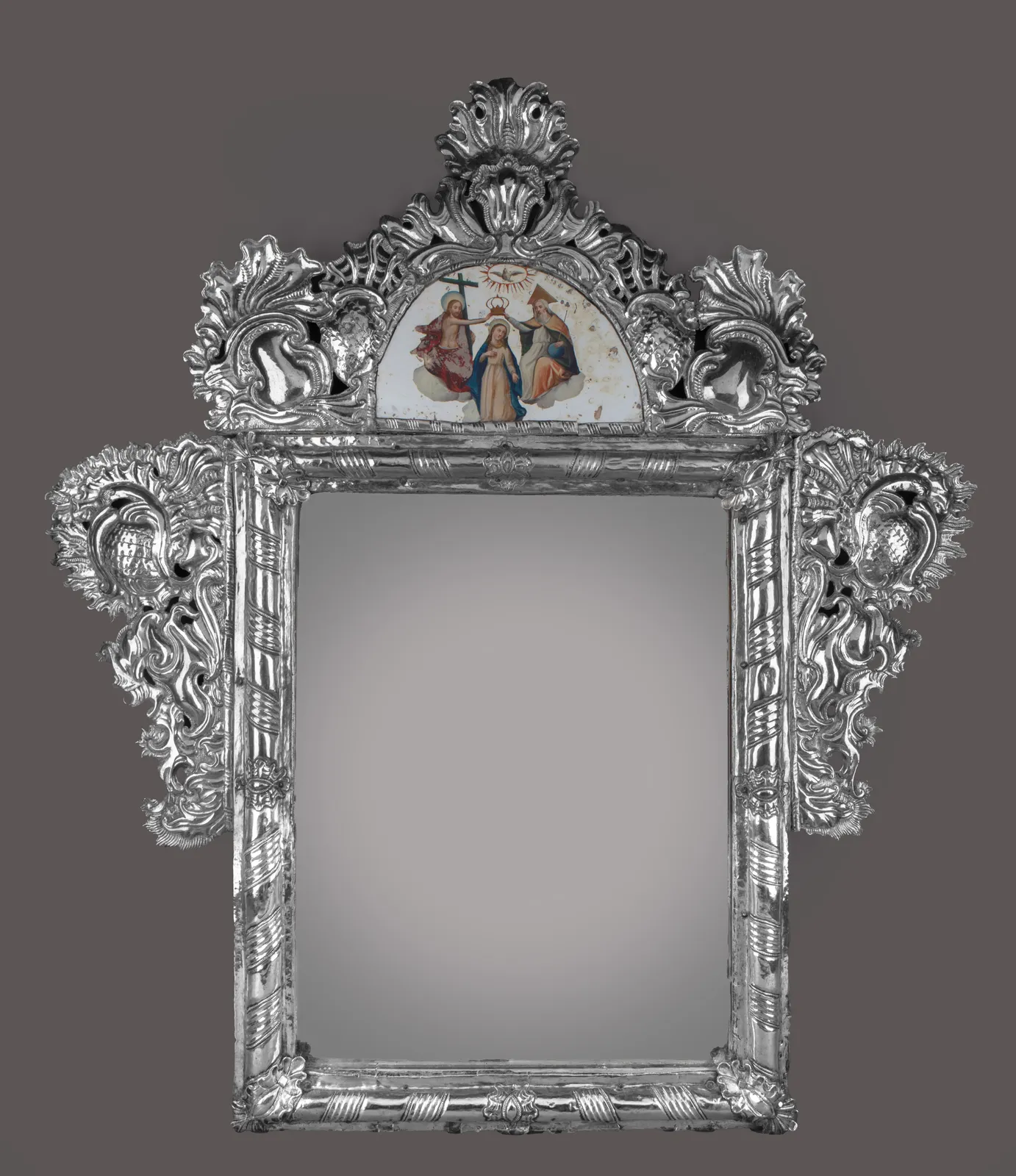 Frame with Painting and Mirror