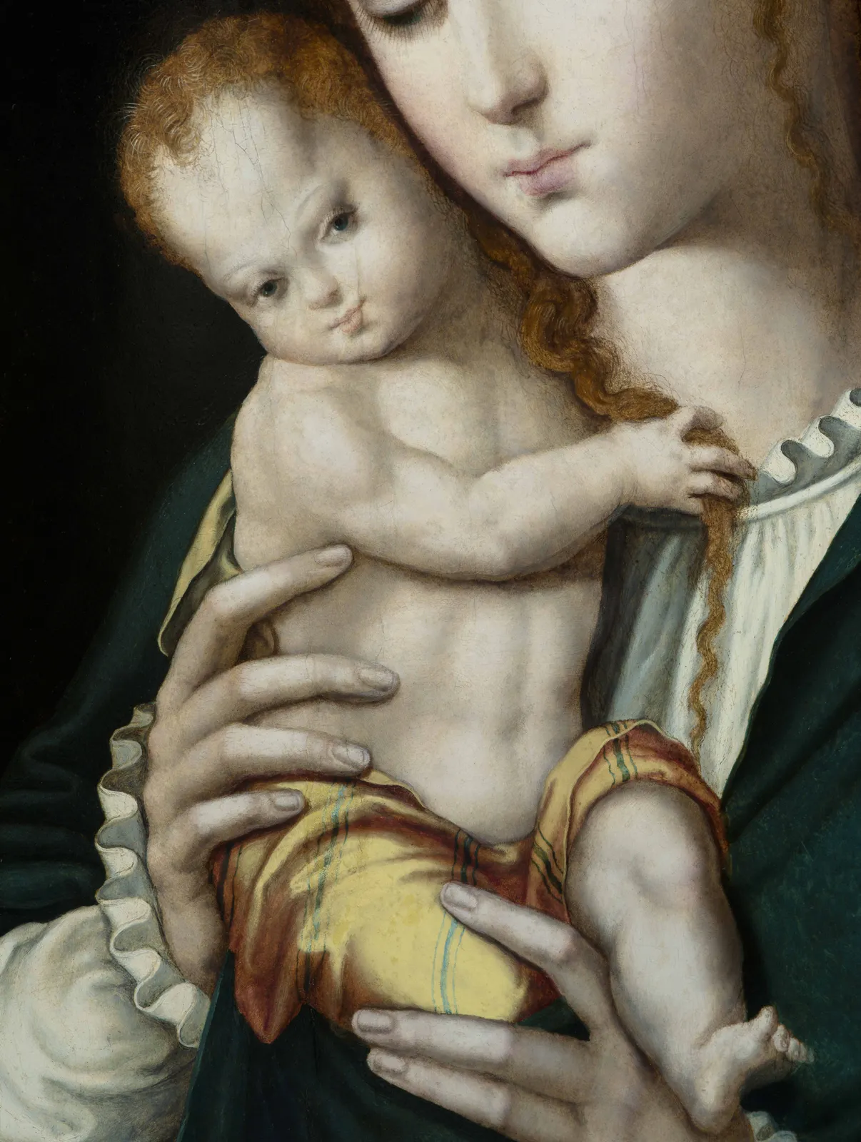 Luis de Morales (El Divino), Badajoz, 1510 - Alcántara?,1586, Virgin of the Hat