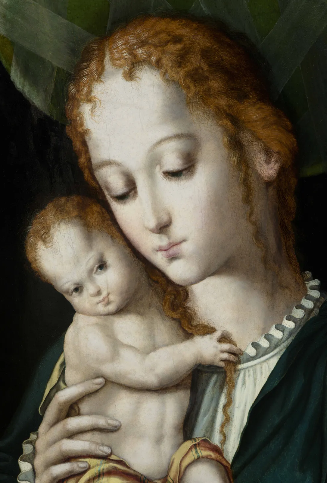 Luis de Morales (El Divino), Badajoz, 1510 - Alcántara?,1586, Virgin of the Hat