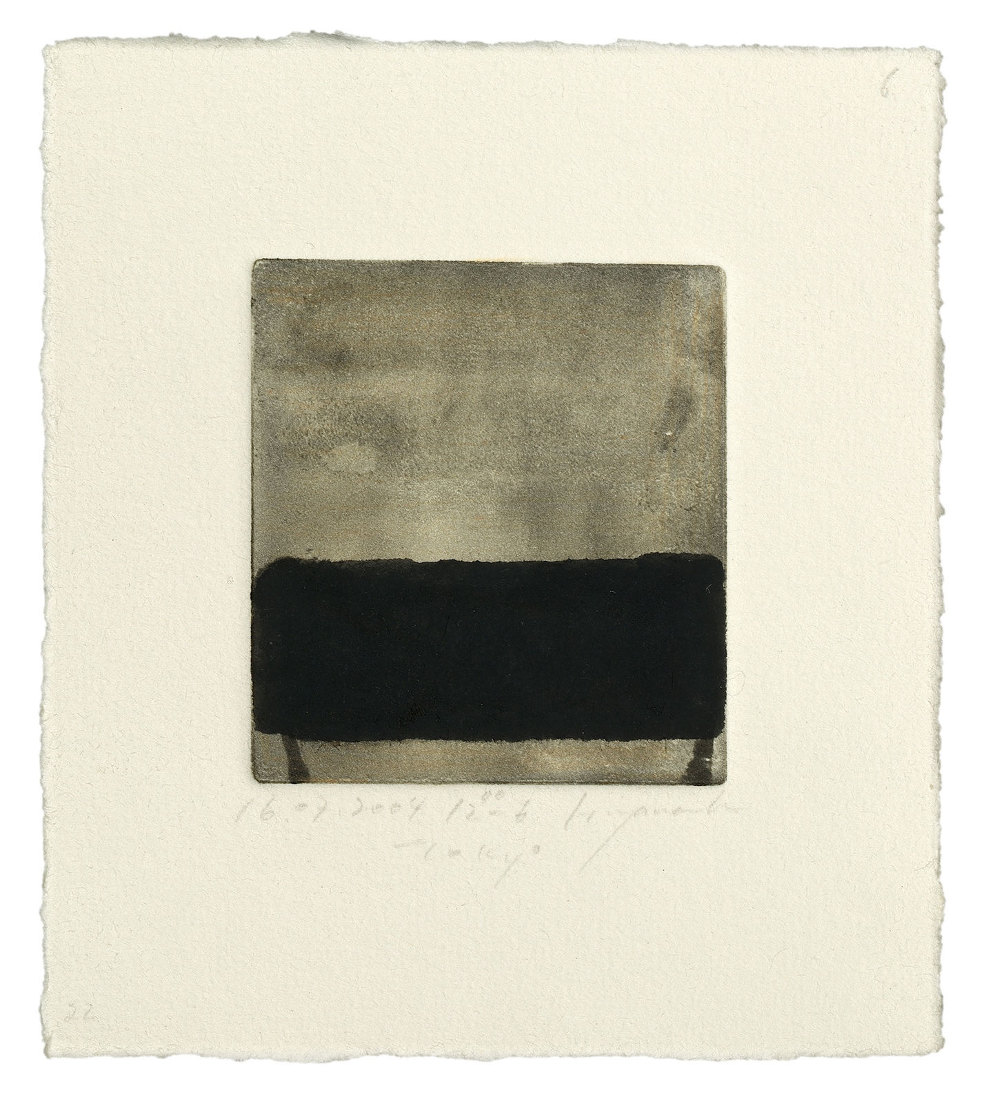 Hideaki Yamanobe, #017435  Monotypie, 16.07.2004 #6, 2004