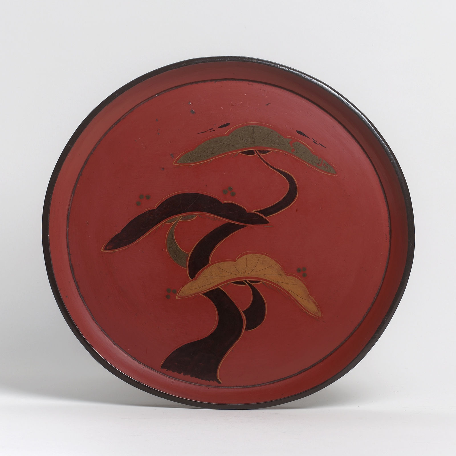 Lack, #000464  Sangai-matsu Bon - Tablett, Japan, Edo-Zeit, um 1800