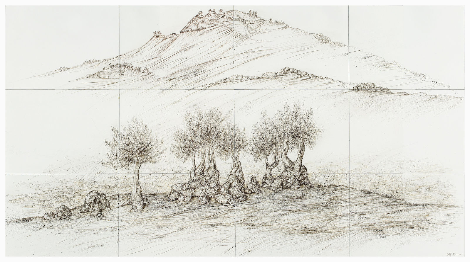 Raffi Kaiser, #020677  Landschaft mit Bäumen, 2013/2014