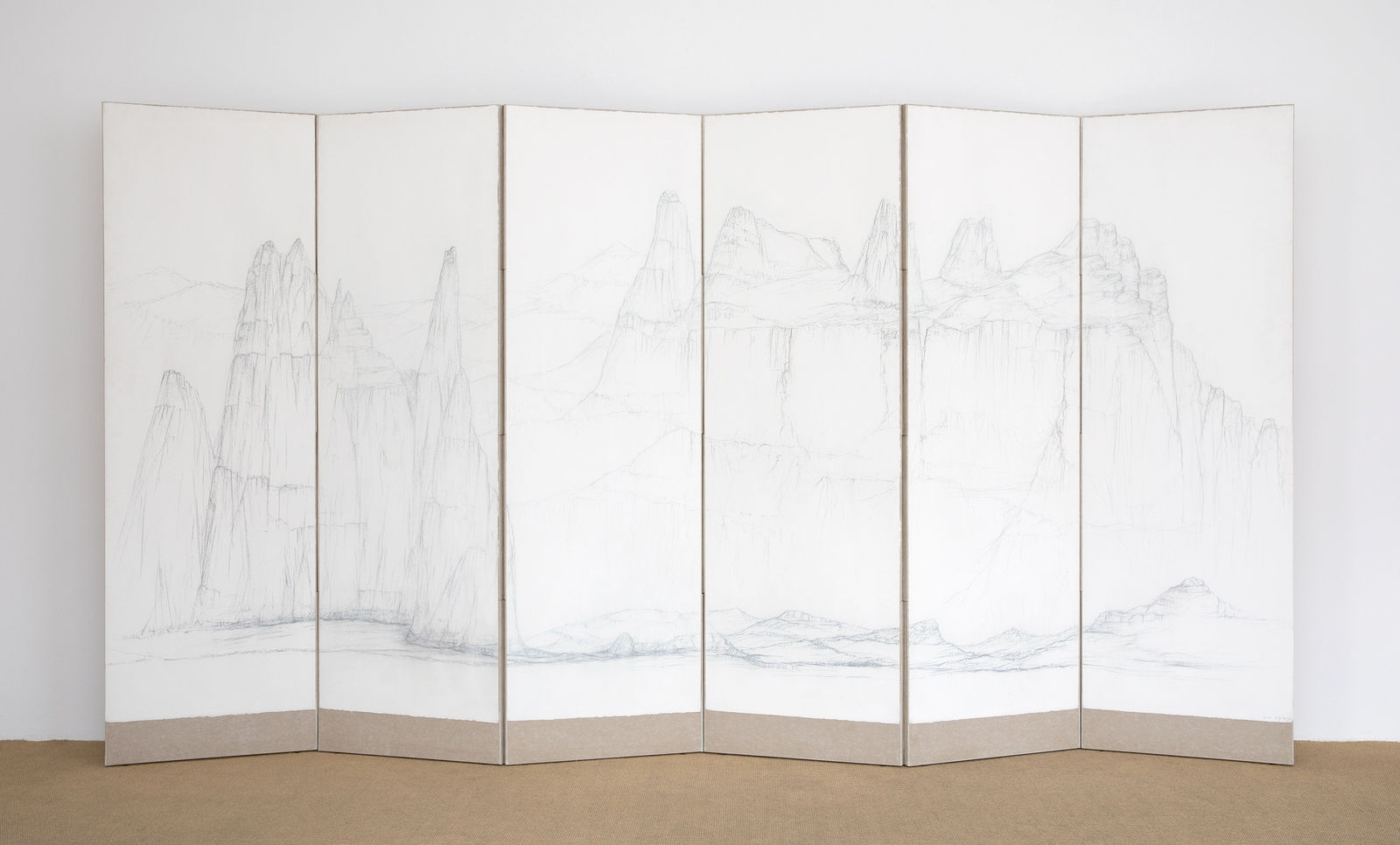 Raffi Kaiser, #015938  Paravent, Landschaft, 2005