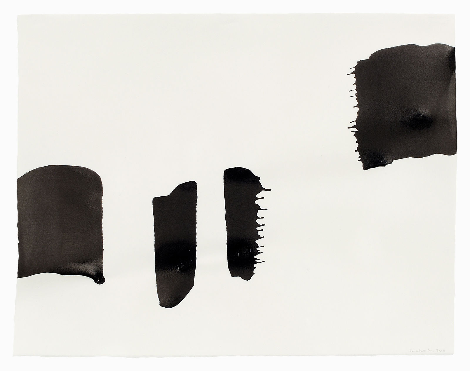 Hiroko Nakajima, #019905  Was kümmert den Fluss das Wort A V, 2011