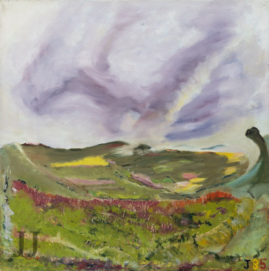 Gutter Tor from the Stone Circle , 1985