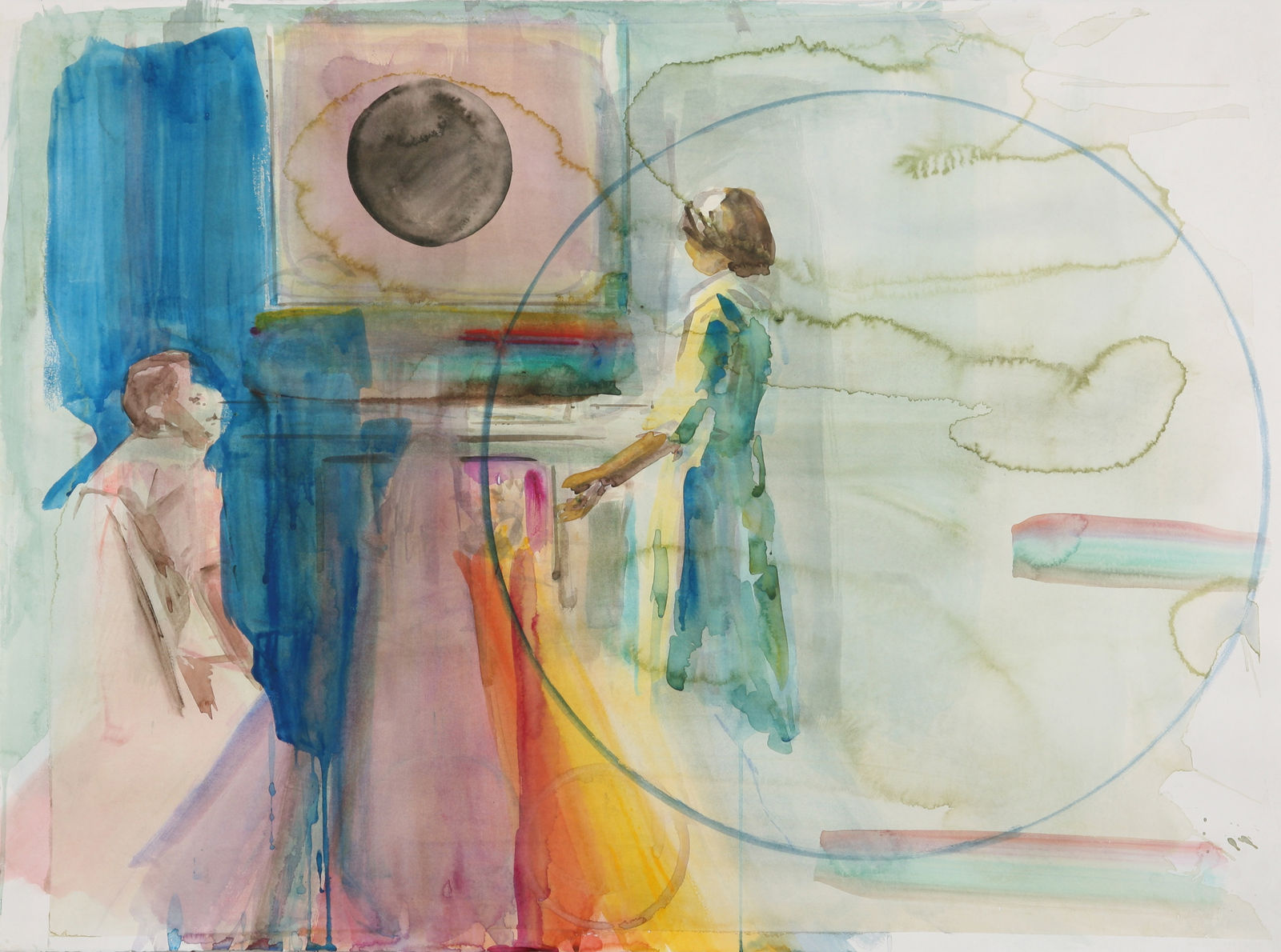 Diana Copperwhite, Ocular Innocence-watercolour on paper, 57 x 77 cm, 2008