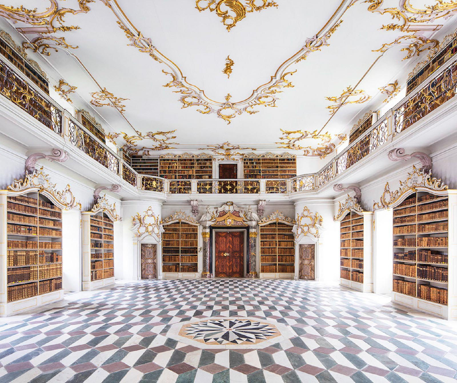 Reinhard Gorner, Neustift Abbey library, 2016