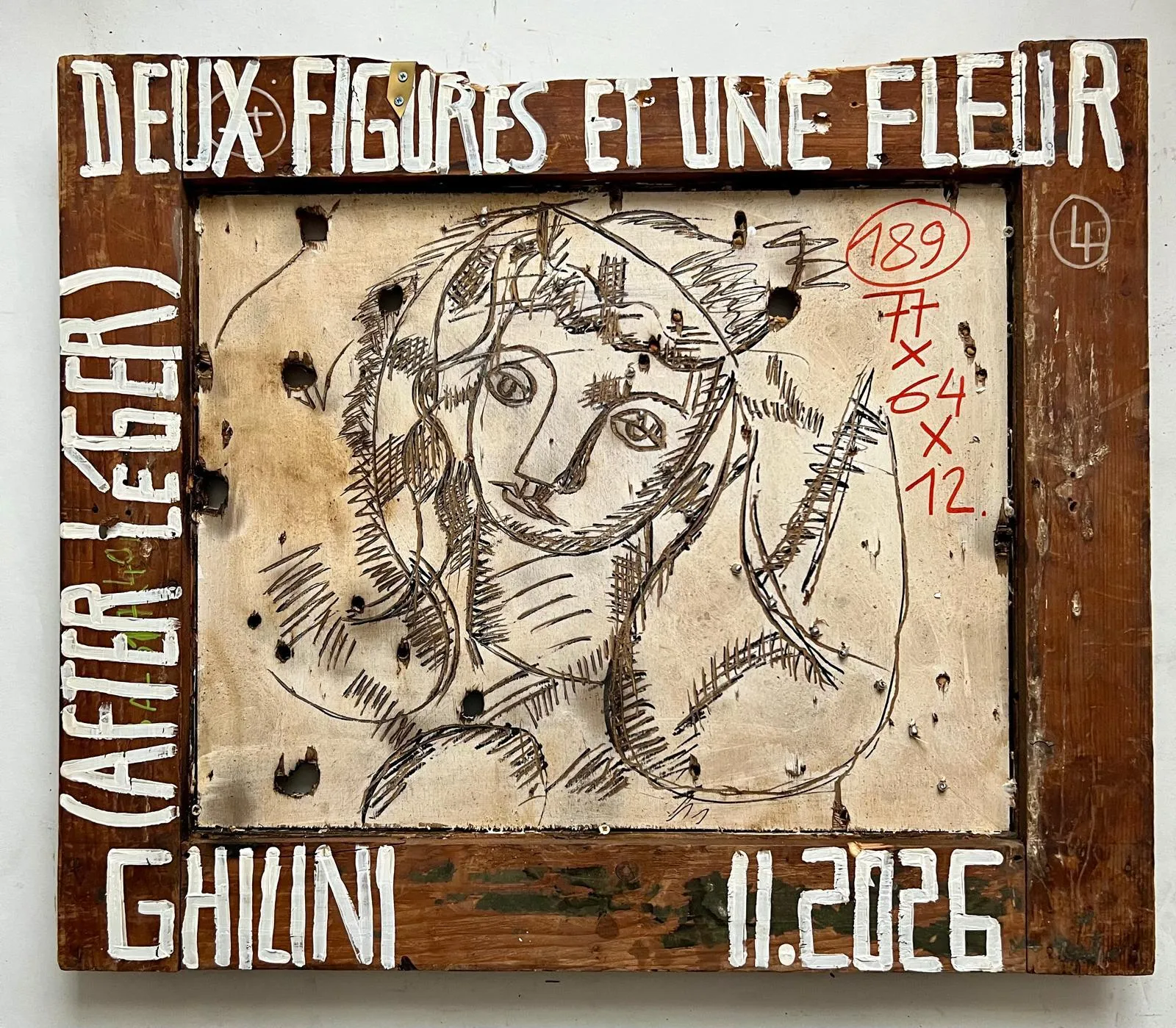 Joris Ghilini, Deux figures et une fleur, 2026
