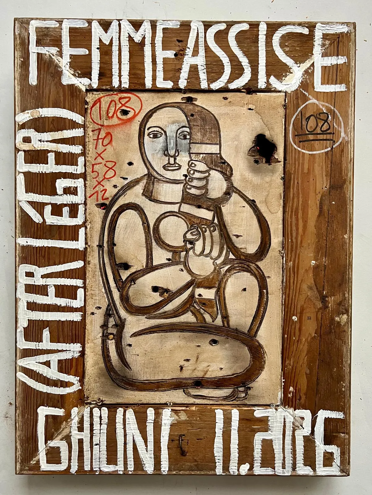 Joris Ghilini, Femme assise 108, 2026