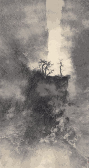 Li Huayi 李華弌 The Combat of Water and Stone《水石相搏》, 2012-2013 Signature: Signed in Chinese: Li Huayi and with one seal...