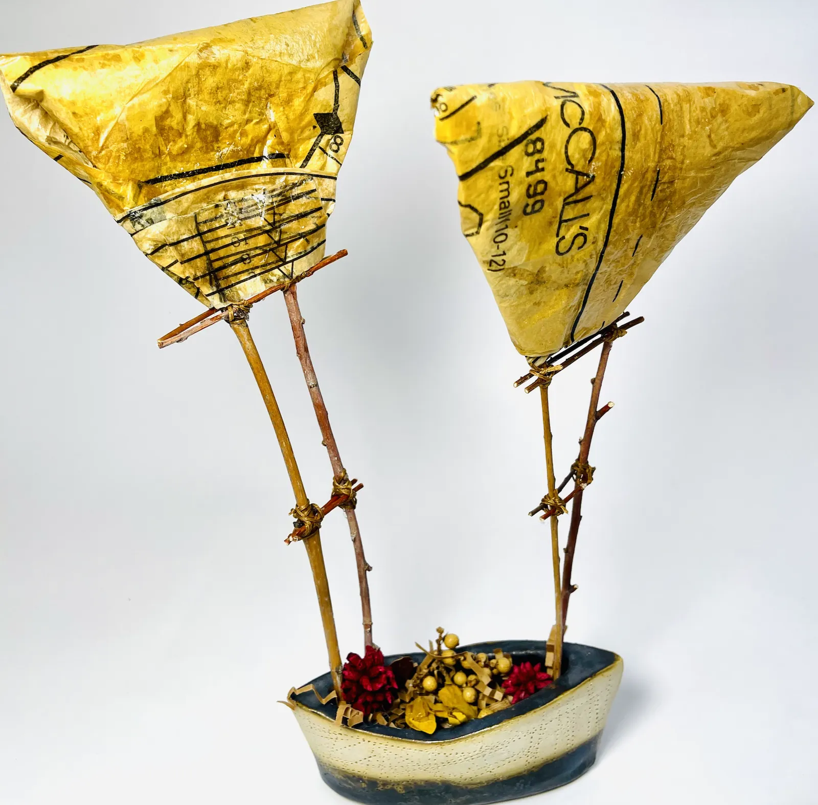 Annie Marini-Genzon, Saffron and Red, 2026