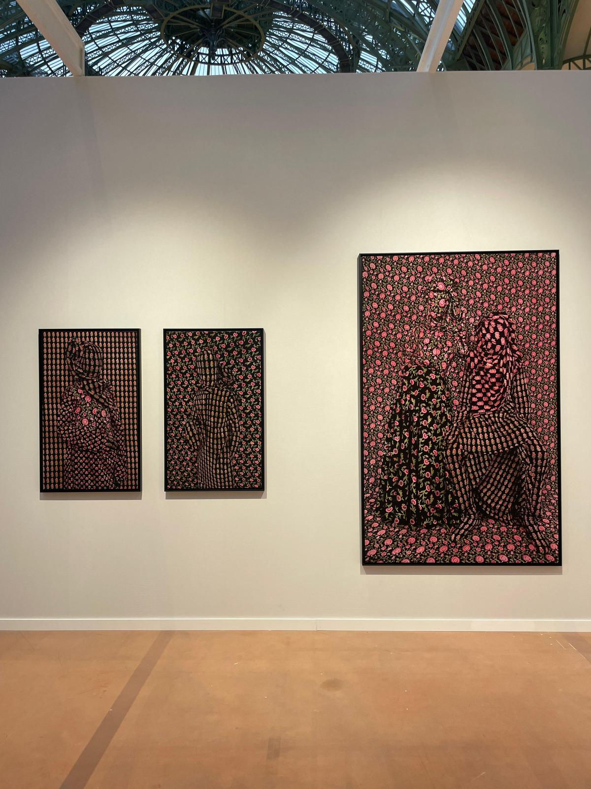 View from our booth at Paris Photo Between distance and belonging, booth C50