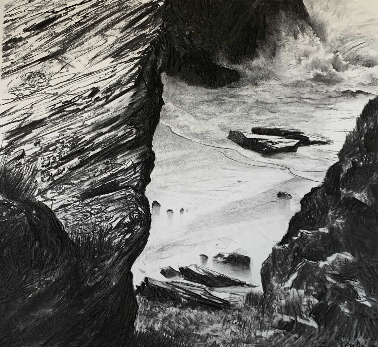 Ceri Auckland Davies, St Govans Pathway, 2023