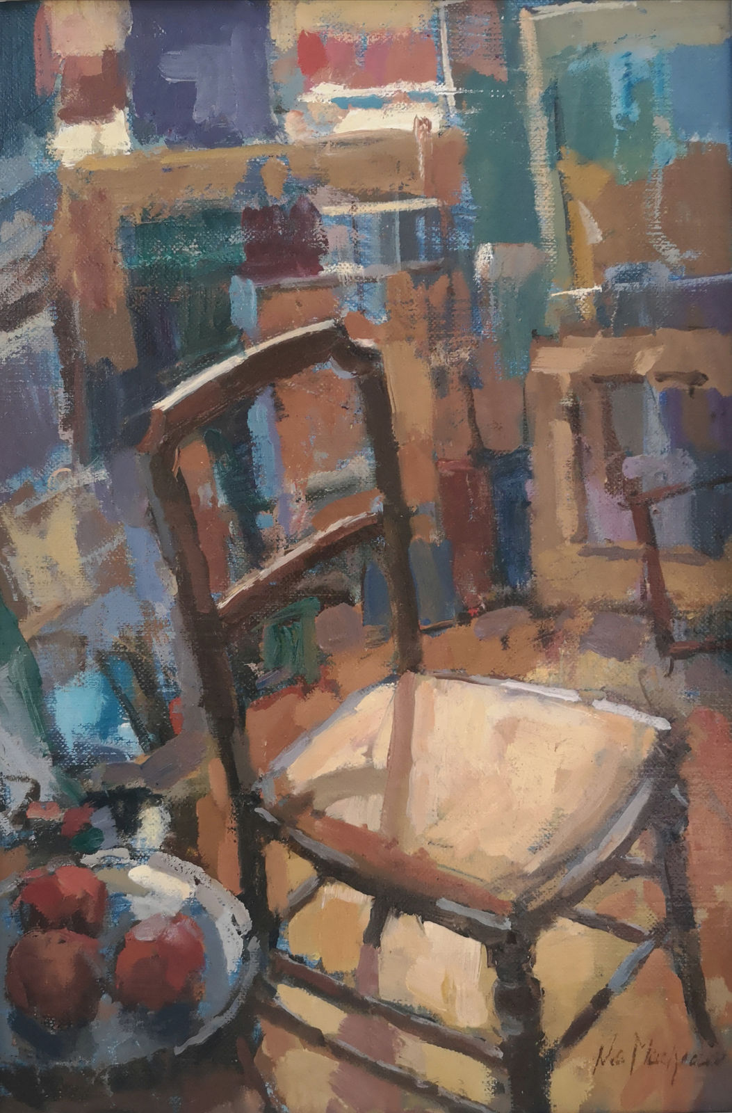 Nia MacKeown, In the studio, 2024