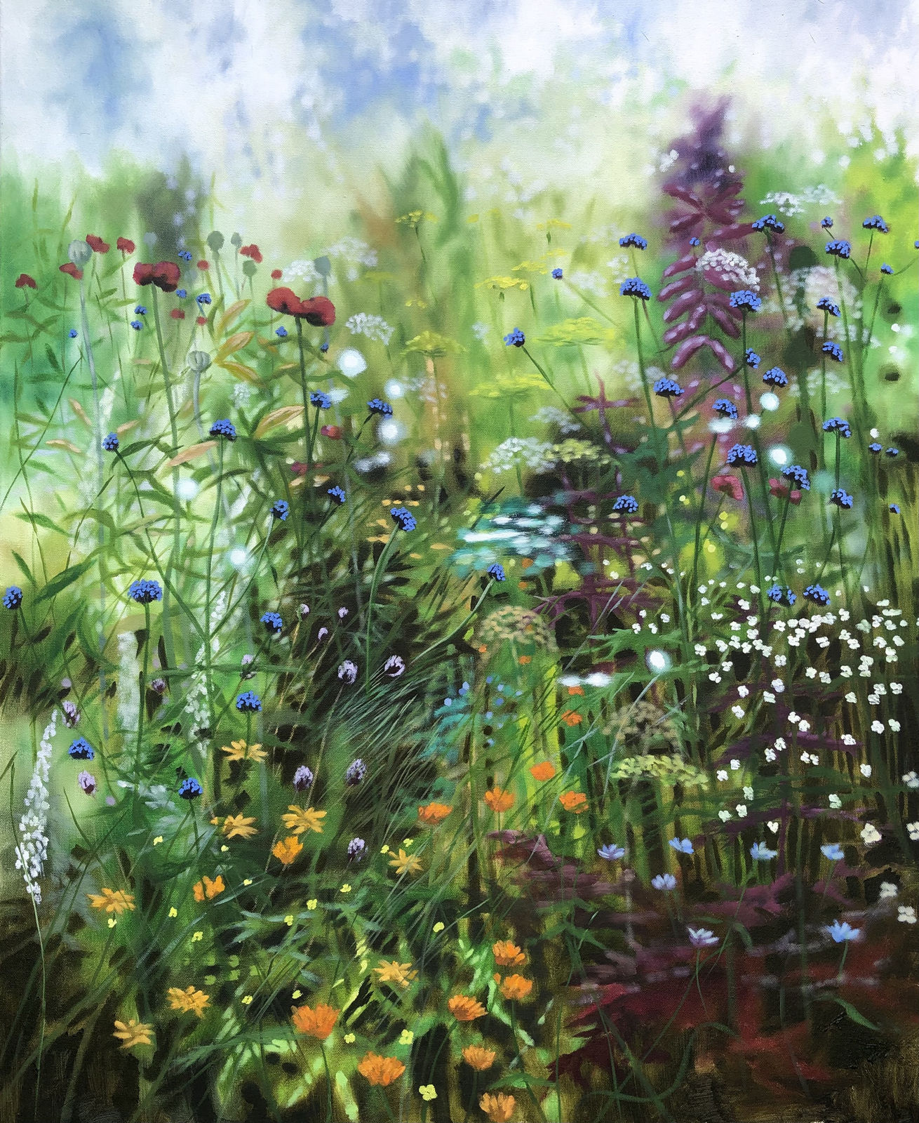 Dylan Lloyd, Height of Summer, river cottage II, 2023