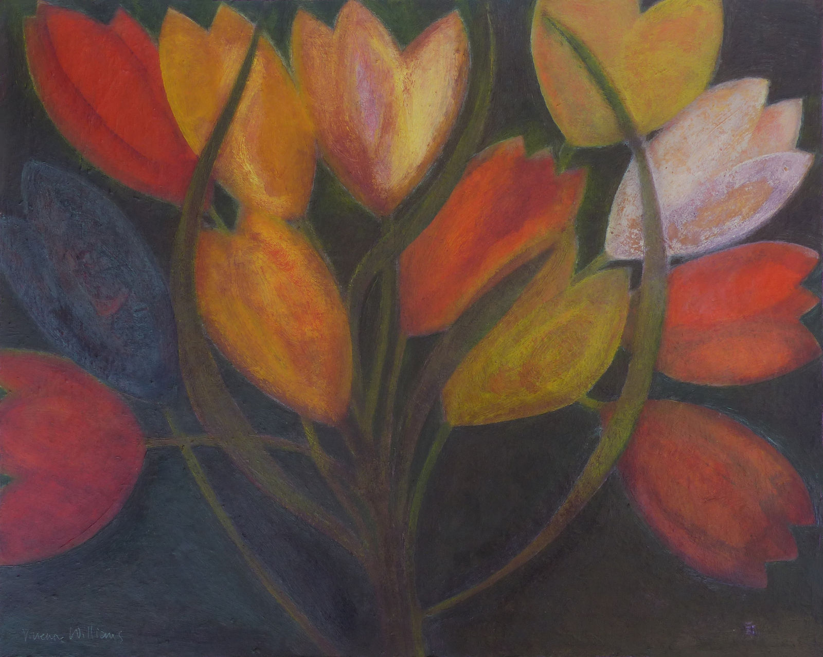 Vivienne Williams RCA, Night Garden, 2022