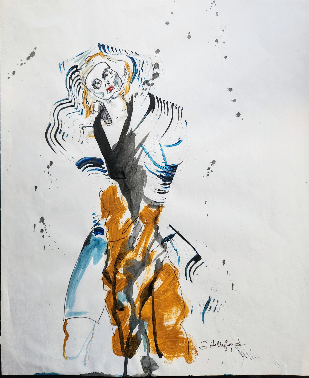 Tanya Hollifield, White Mask Couture 1, 2022