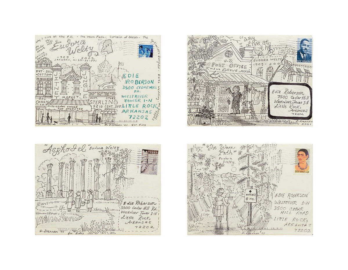 Kuimeaux, Eudora Welty Envelopes Series (print), 2001