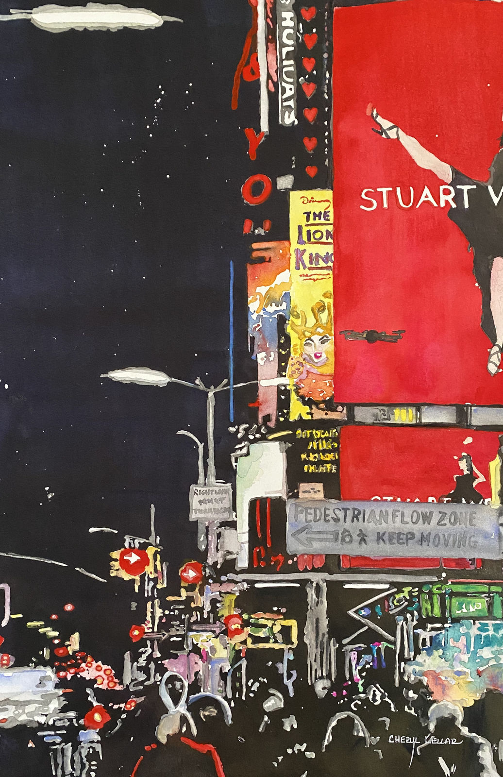 Cheryl Kellar, Sign Sign Everywhere a sign, 2020