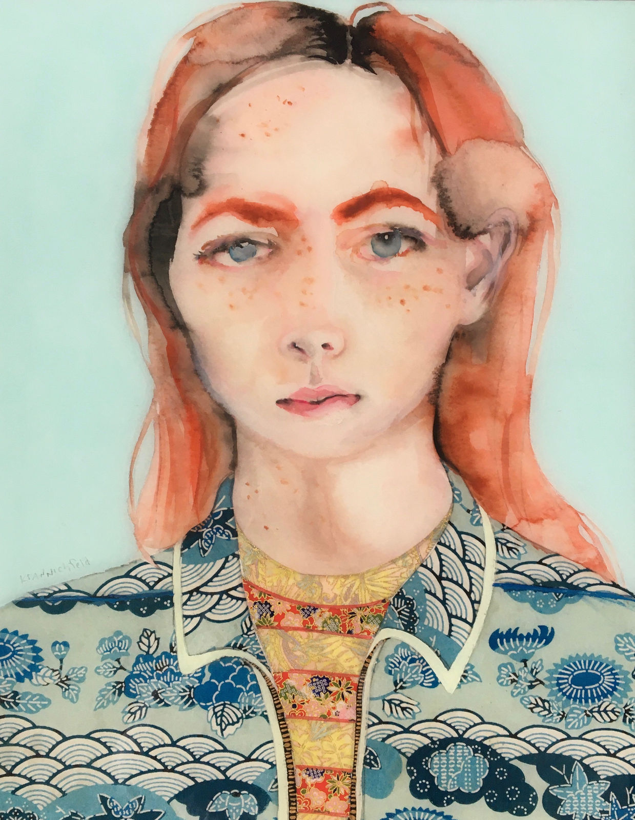 Lisa Krannichfeld, Jacket (In Shades of Blue), 2017