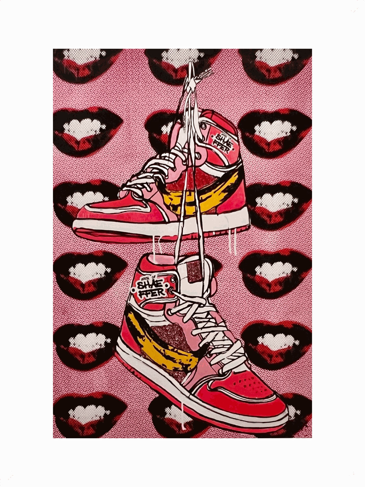 Michael Shaeffer, Smile for the Camera (print), 2023