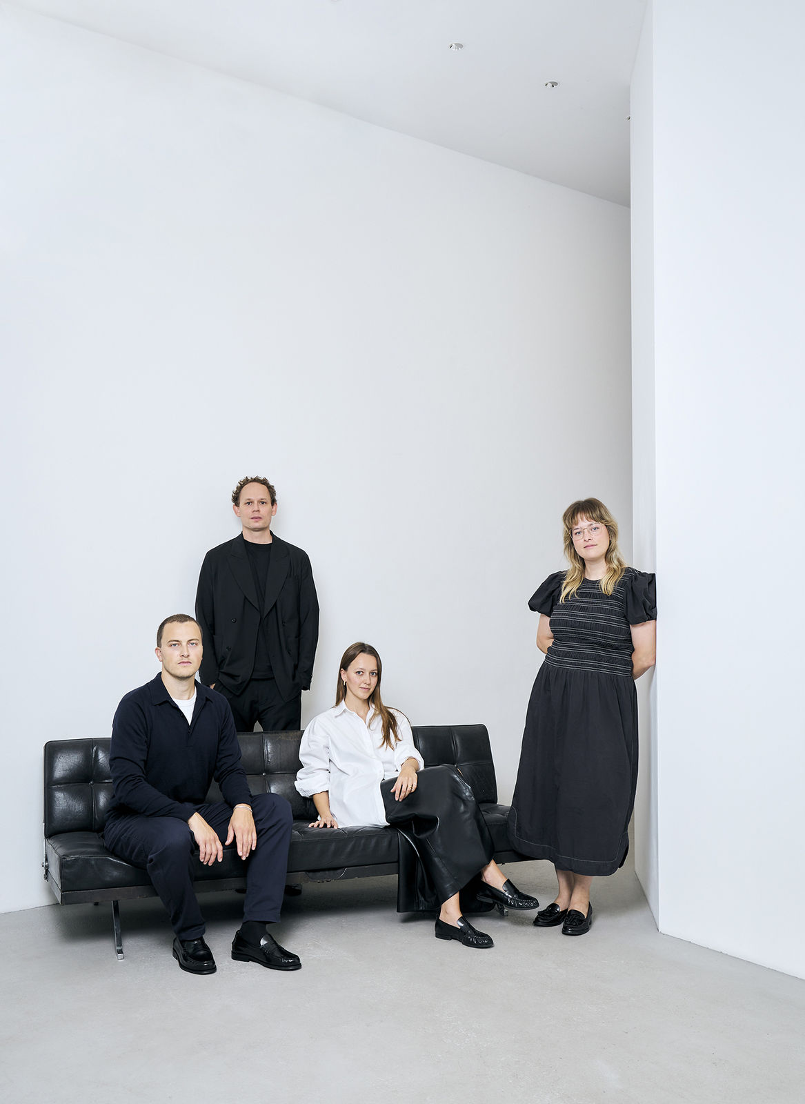 Team, Gabriel Schmidt (Director | Berlin), Max Goelitz, Alexandra Chizhevskaya (Associate Director), Simone Stoll (Director), (from left to right) | Photo: Sophie Wanninger