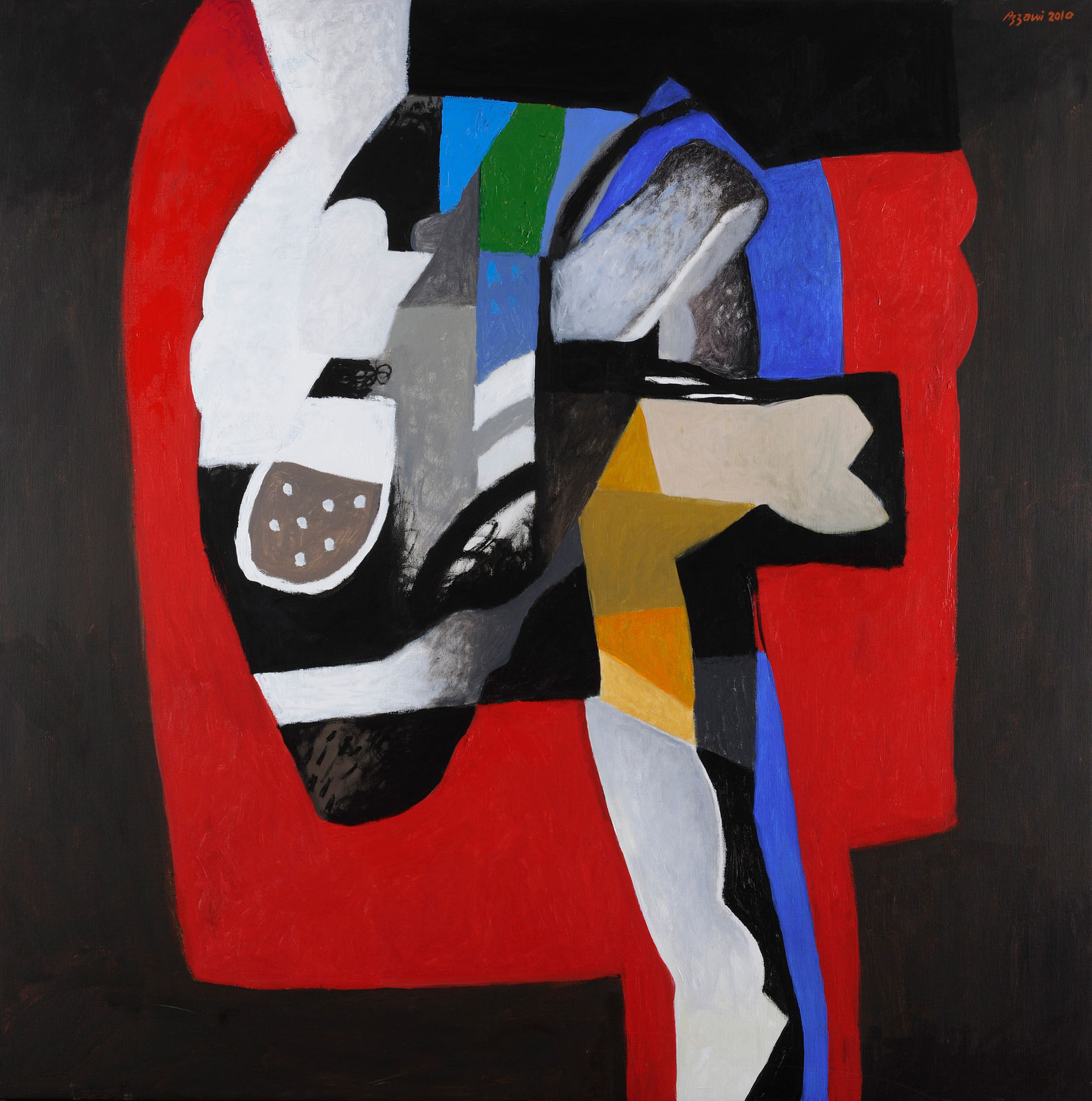 Dia Azzawi, Remains, 2010