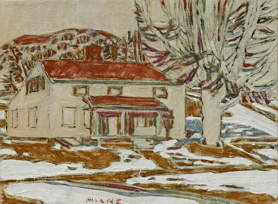 DAVID MILNE, Clarke's House, Late Afternoon, 2 Feb. 1922