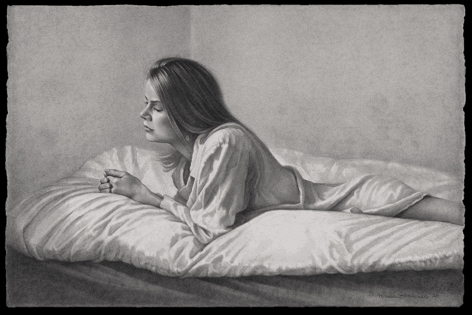 MICHAEL THOMPSON, Caitlin Reclining II, 2020