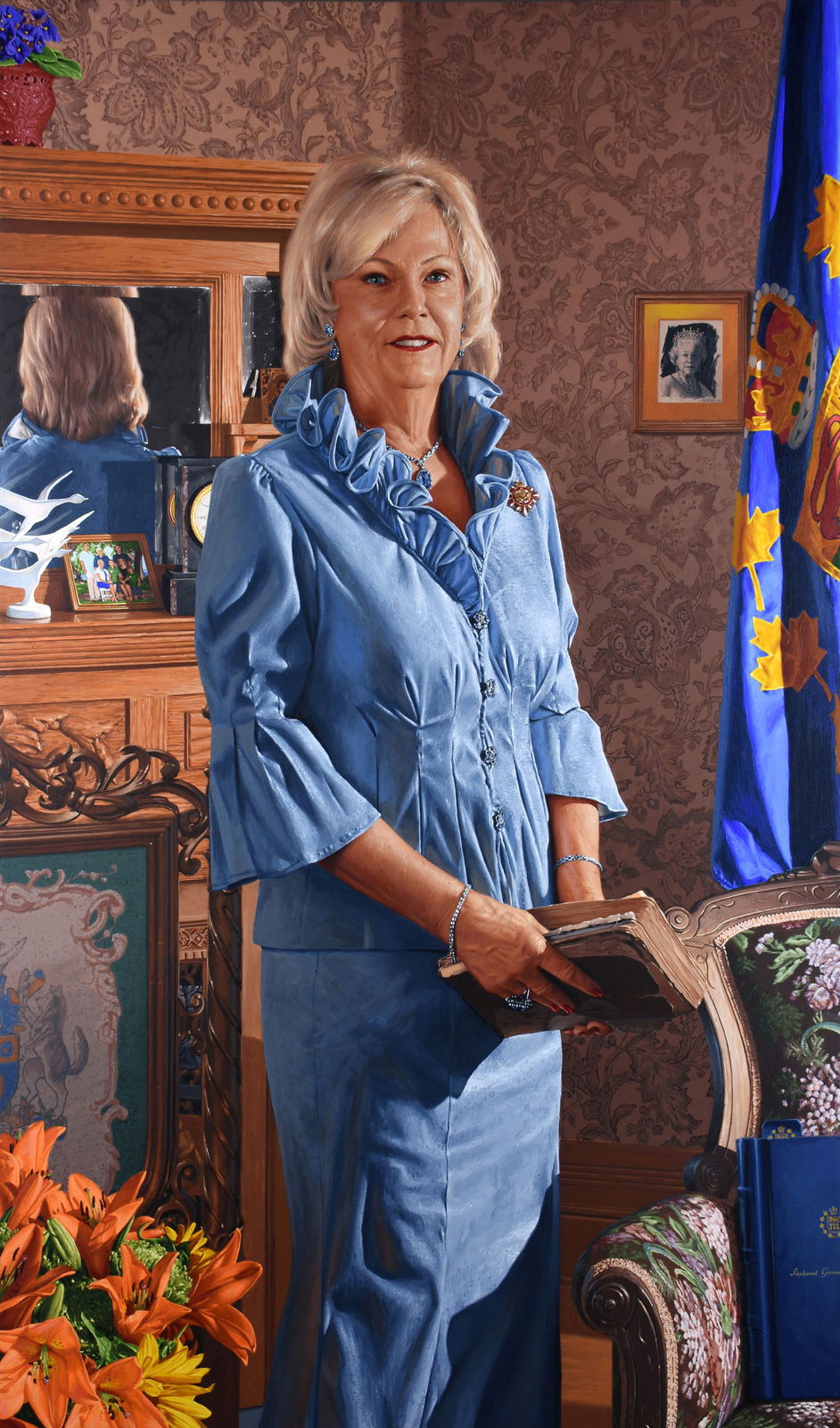 PHIL RICHARDS, Portrait of the Honourable Vaughn Solomon Schofield, Lieutenant Governor of Saskatchewan , 2015