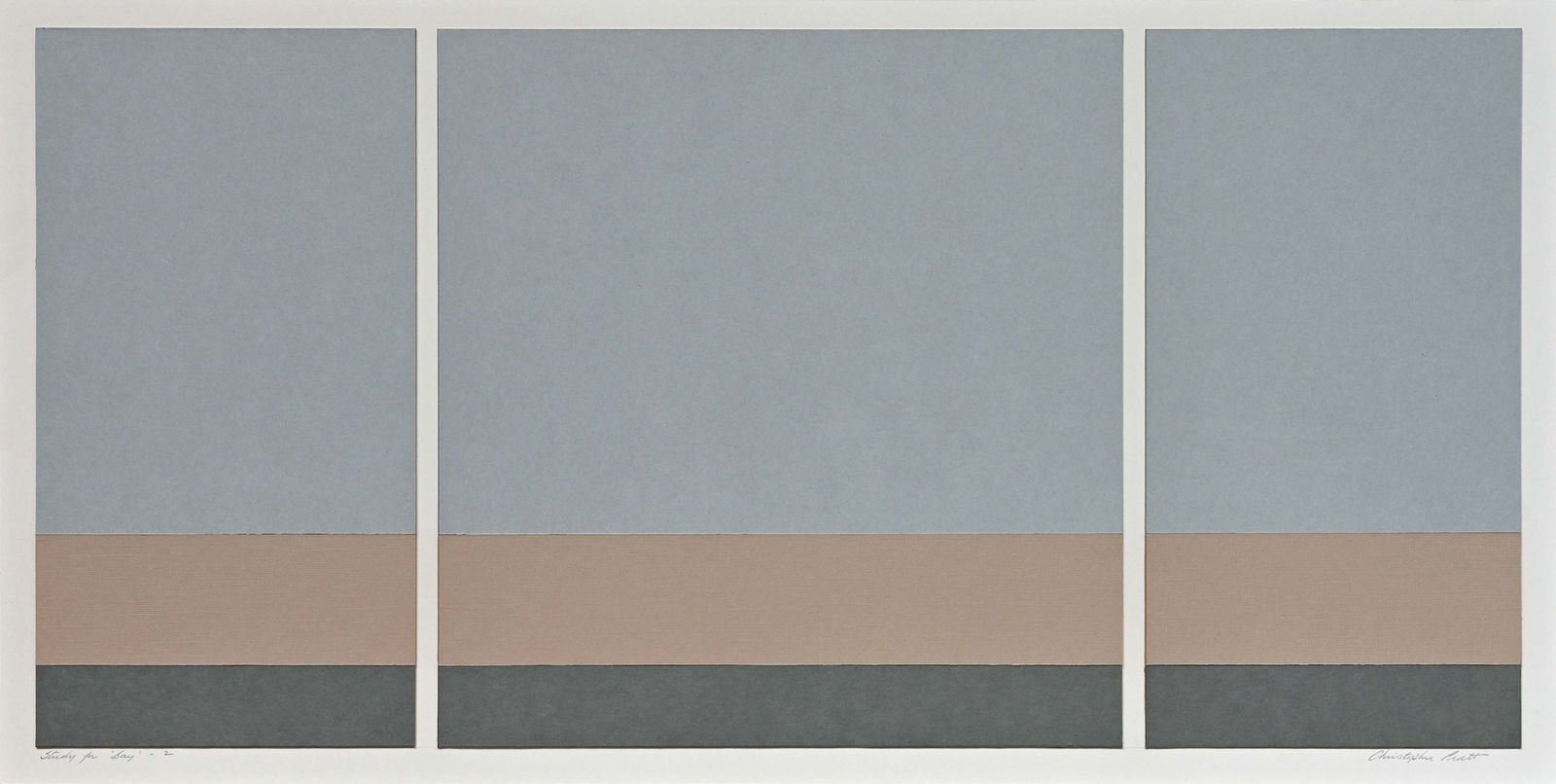 CHRISTOPHER PRATT, Study for Bay 2, 1972