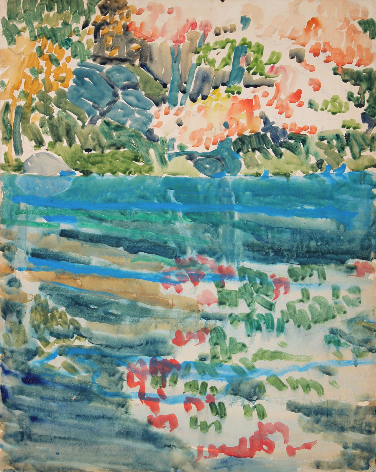 DAVID MILNE, Apple Blossoms, c. 1911