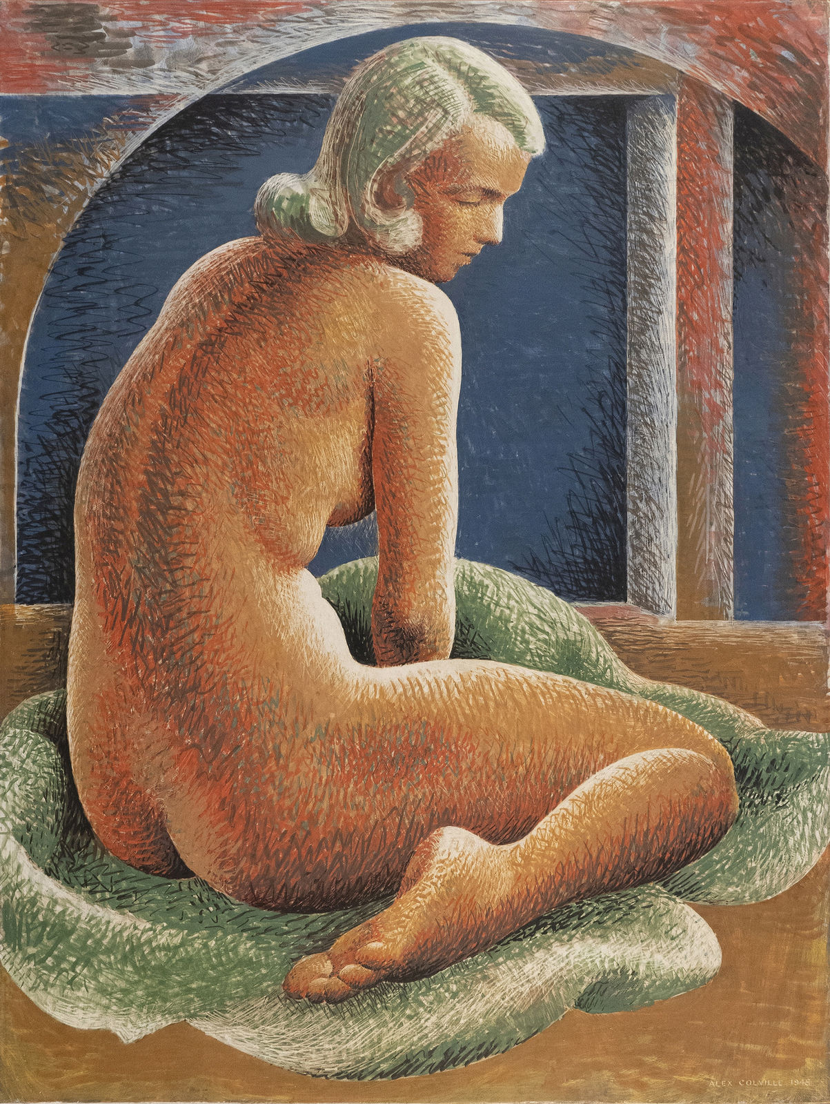 ALEX COLVILLE, Woman with Arch, 1948