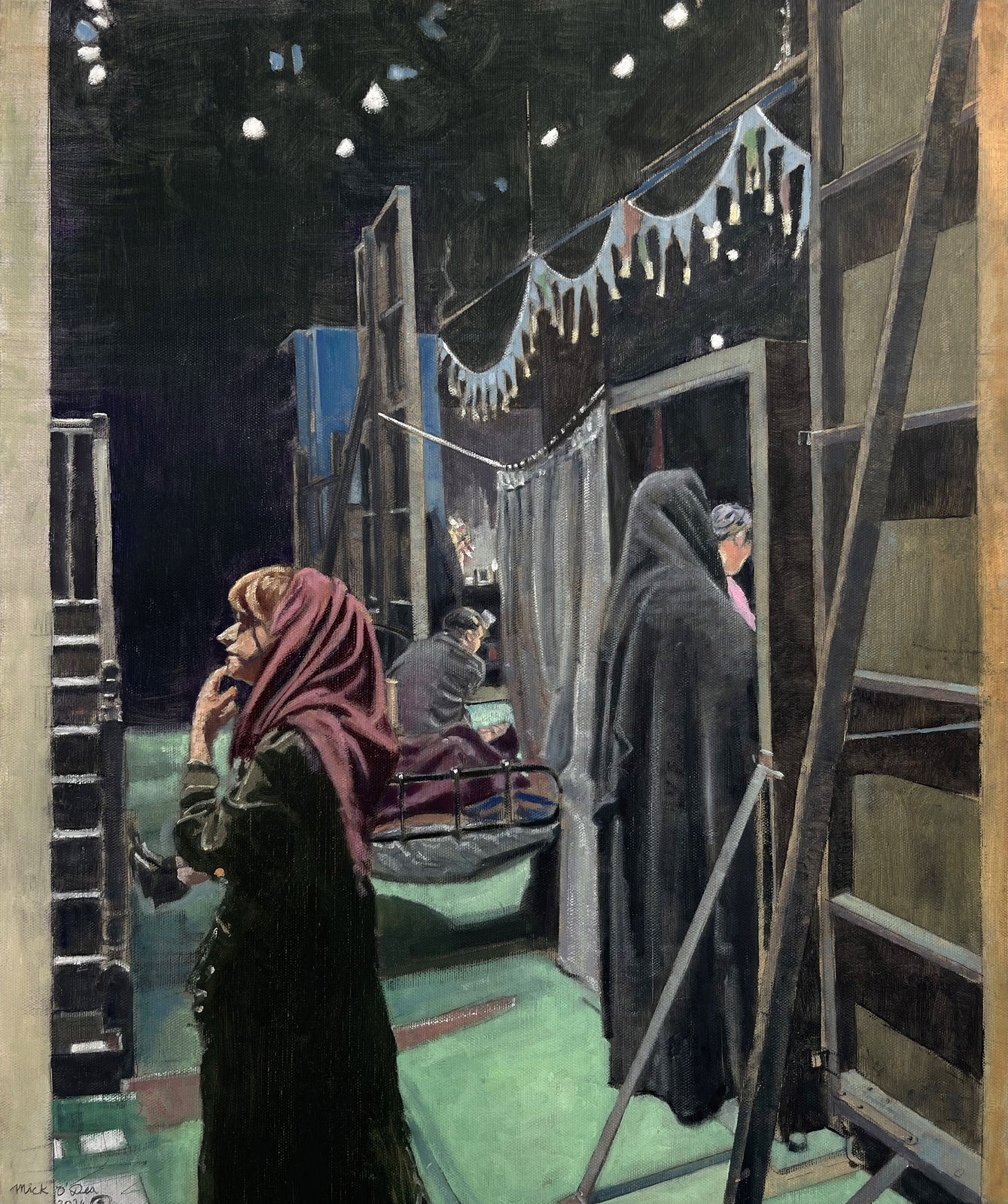 Mick O'Dea, Backstage