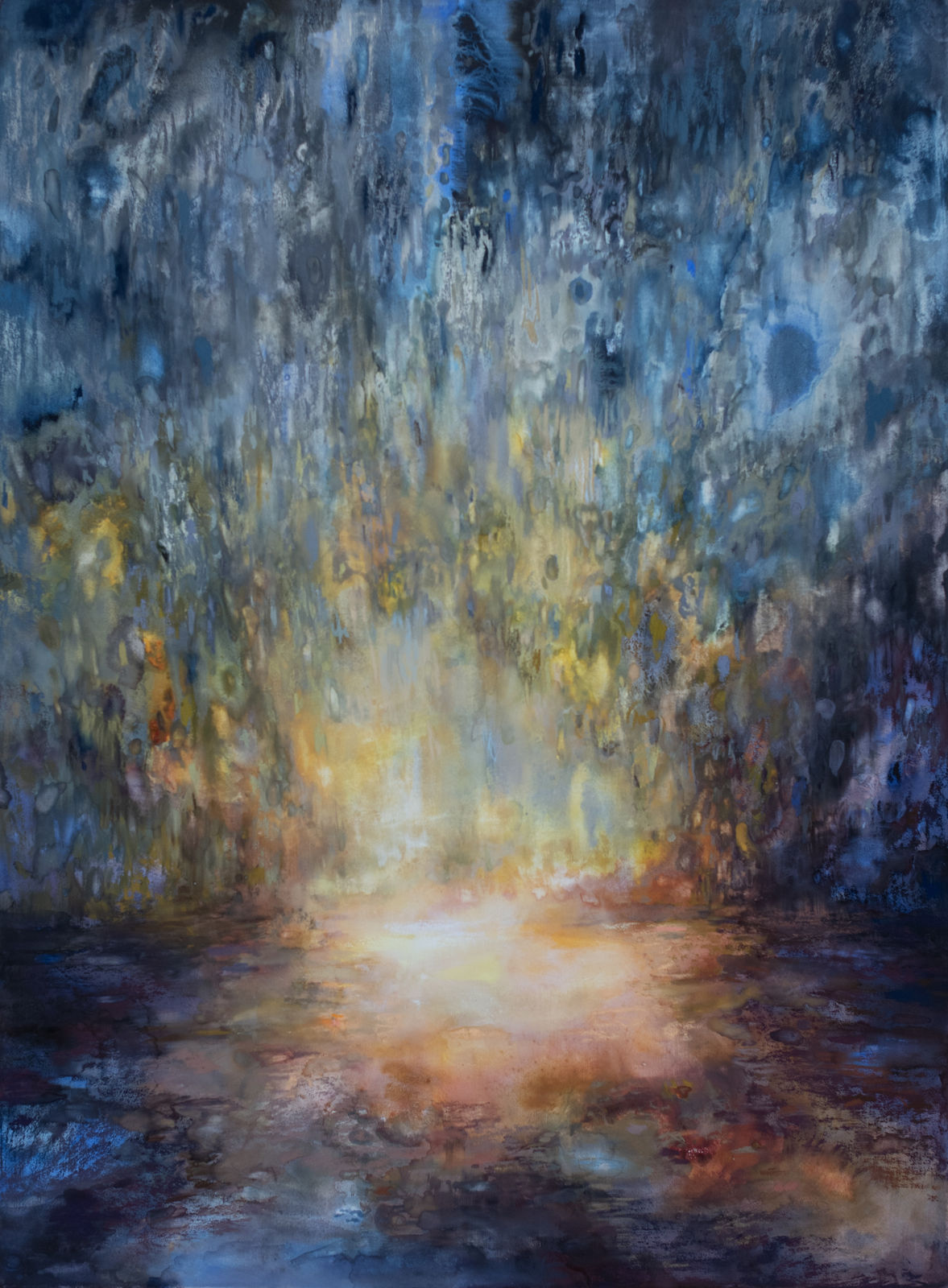 Folds 4 (Lazuli Bunting), 2023