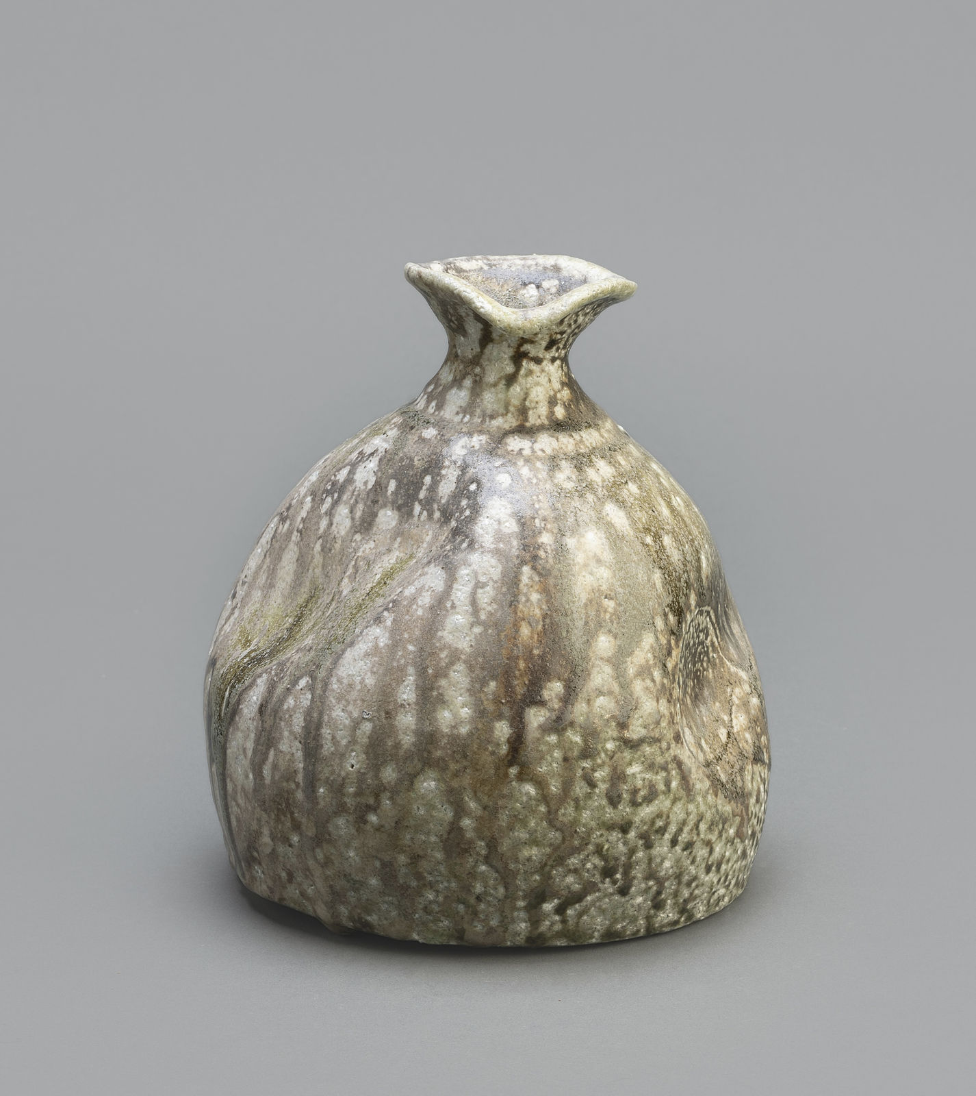 Matsukawa Hiromi, Sue-Ware Storage Bottle for Four Pints of Sake, 2025