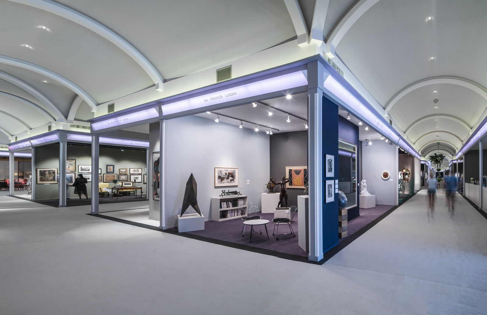 Installation view of Pangolin London's Stand B43, Masterpiece 2018