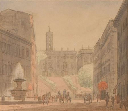 Vito LOMBARDI, Aracoeli square at Rome
