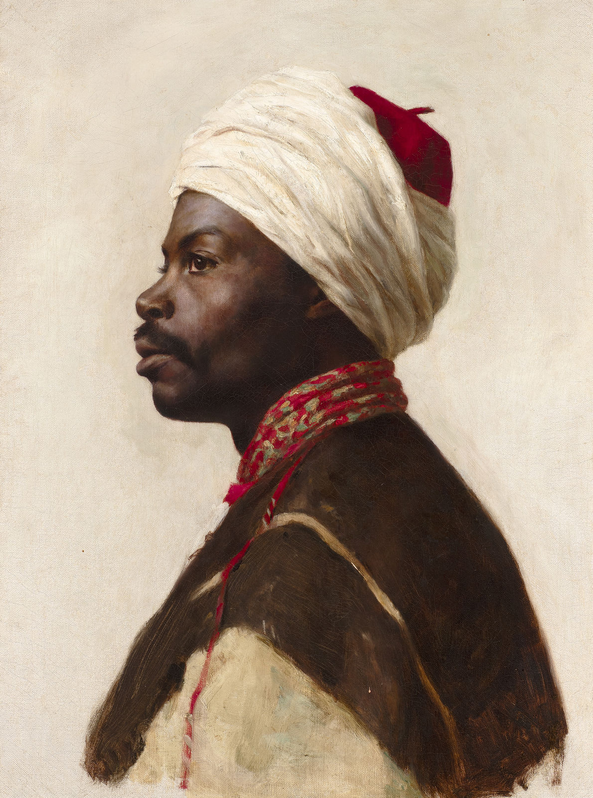 EUROPEAN SCHOOL, C. 1880, Head of a Moor, c. 1880
