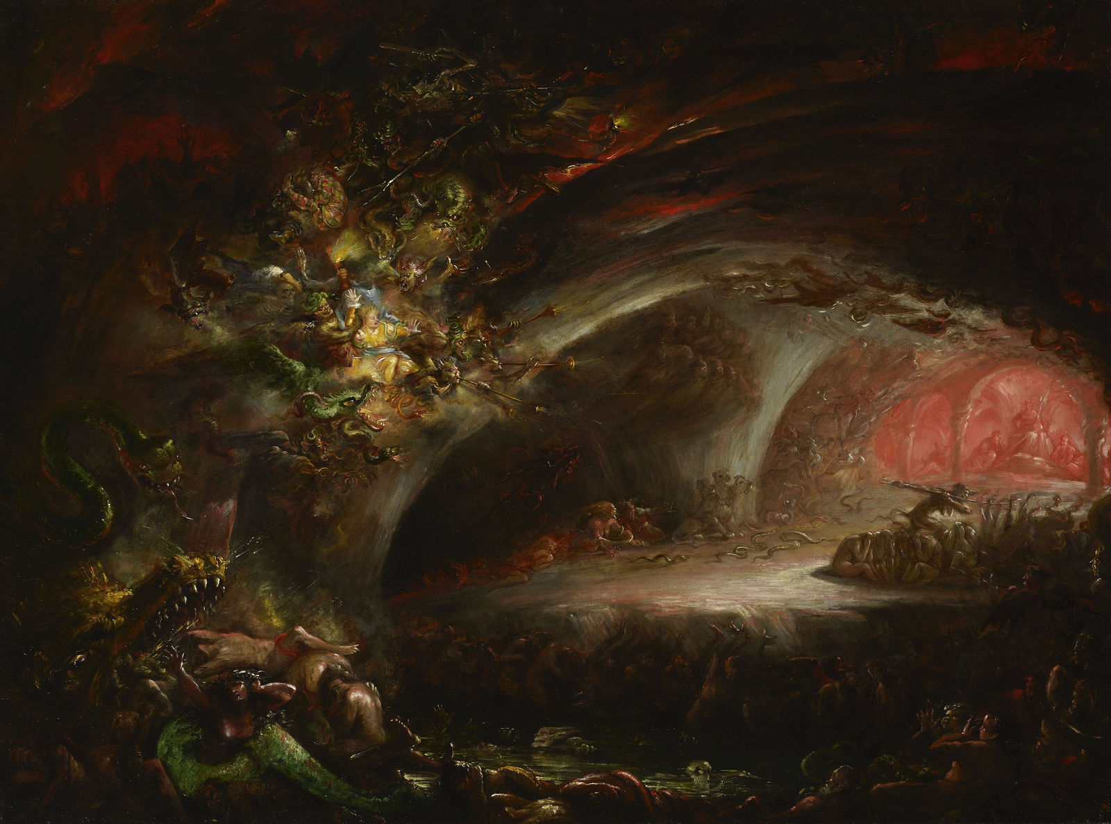 Theodor Von Holst, Charon (Dante, Inferno, III-V), circa 1837