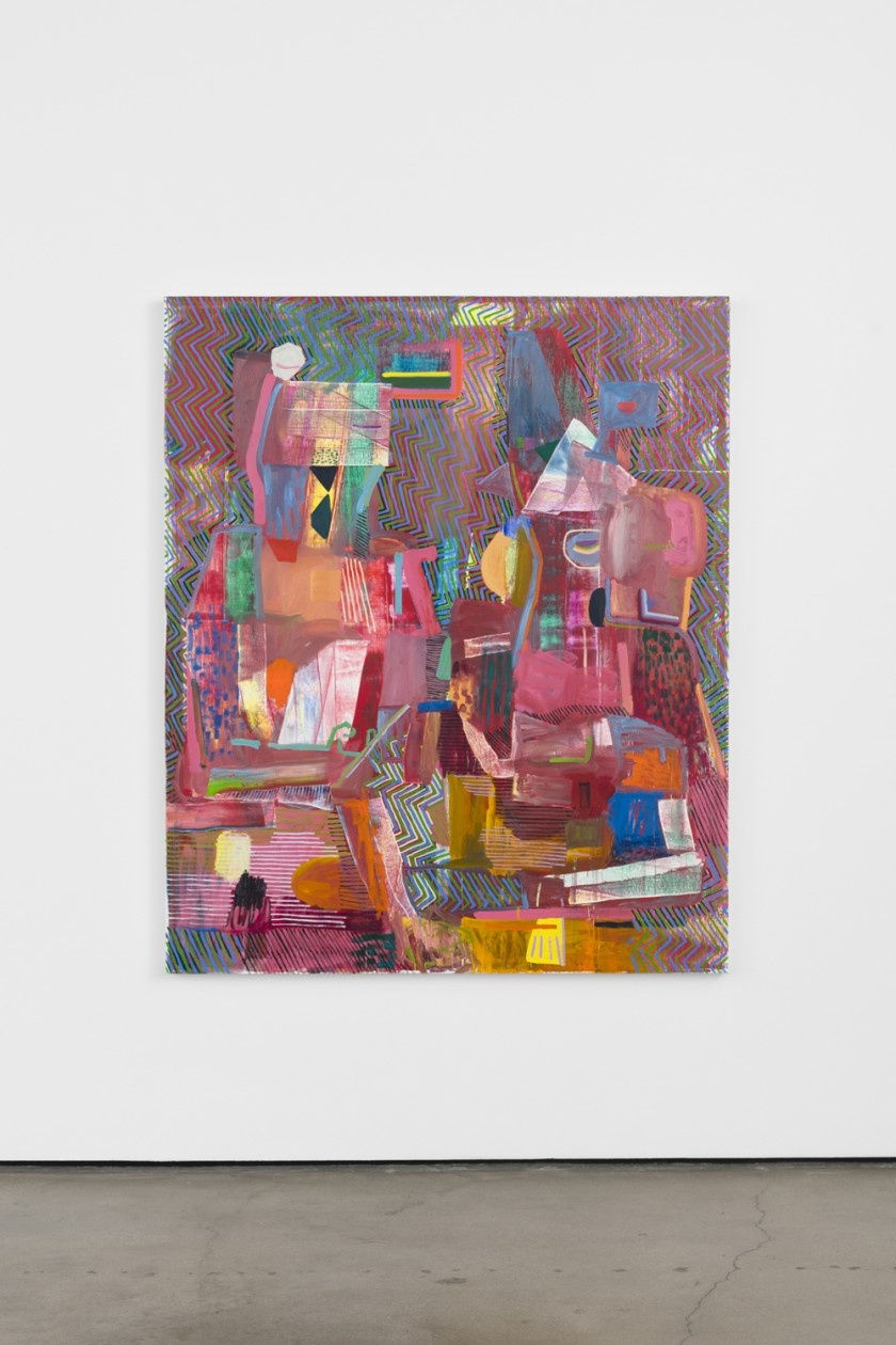 Tomory Dodge, House of Sleeping Robots (2019). Oil on canvas, 72 x 60 inches. Courtesy of the artist and Philip Martin Gallery, Los Angeles.