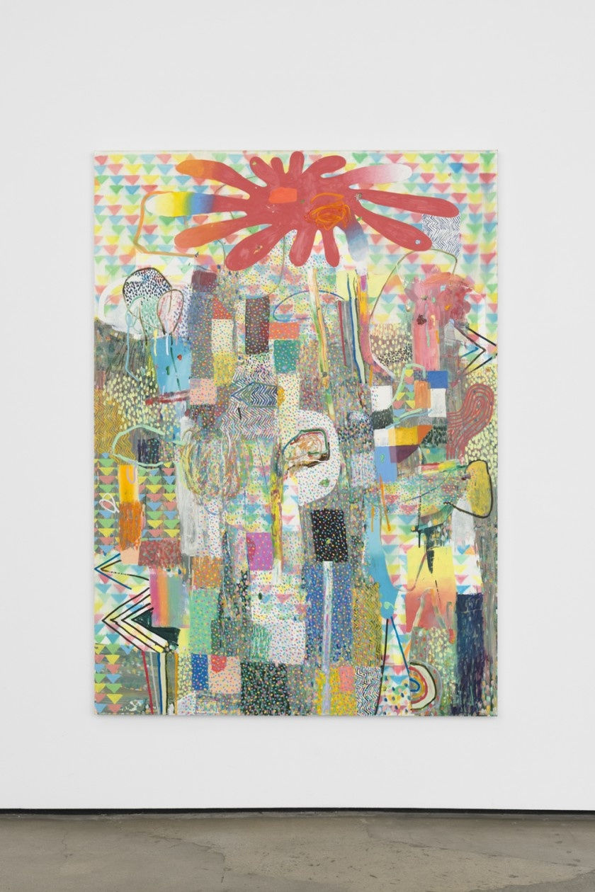 Tomory Dodge, Weed Garden (2019). Oil on canvas, 84 x 60 inches. Courtesy of the artist and Philip Martin Gallery, Los Angeles.