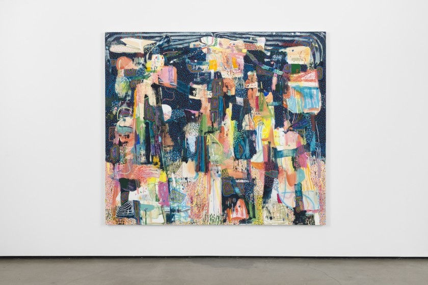 Tomory Dodge, Capricorn (2019). Oil on canvas, 84 x 96 inches. Courtesy of the artist and Philip Martin Gallery, Los Angeles.