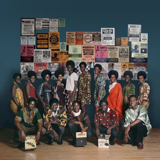 Kwame Brathwaite, Untitled (Naturally '68 photo shoot in the Apollo Theater featuring Grandassa mddels and founding AJASS members Kletus Smith,...
