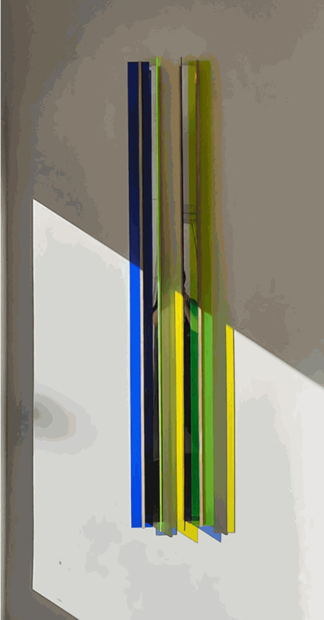 Jyll Bradley, Graft 2 (Green and Blue), 2021