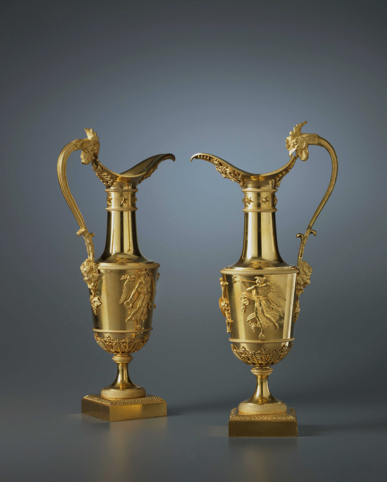 Claude Galle (attributed to), A pair of Empire ewers attributed to Claude Galle, Paris, date circa 1810