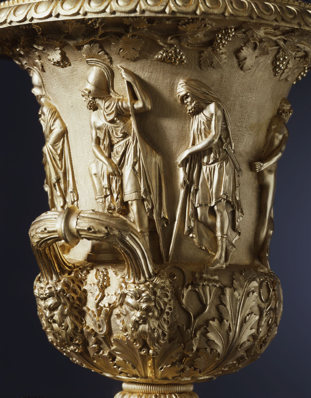Pierre-Philippe Thomire (attributed to), A set of four Empire Medici Vases on pedestals attributed to Pierre-Philippe Thomire , Paris, date circa 1810