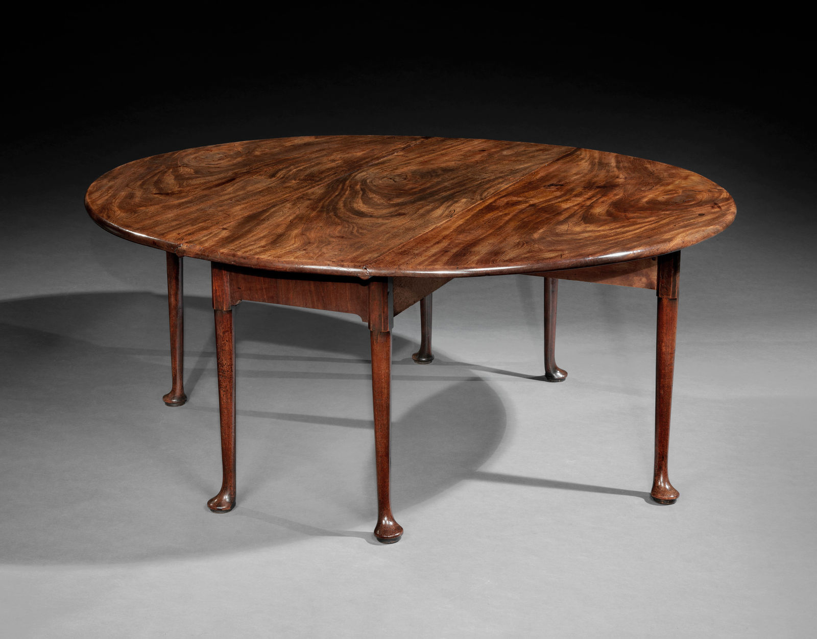 A GEORGE II MAHOGANY DROP-LEAF TABLE , ENGLISH, CRCA 1750